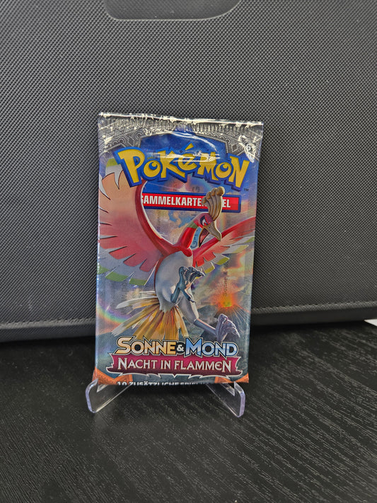 Pokémon Sonne & Mond Nacht in Flammen Booster - 1 Stück