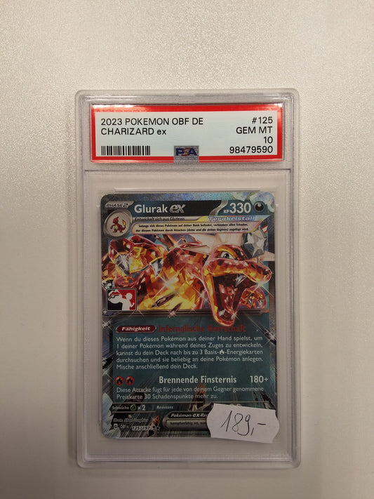 Charizard Ex DE MT 10