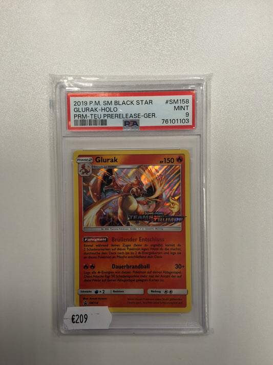 Black Star Glurak Pre-release MT 9