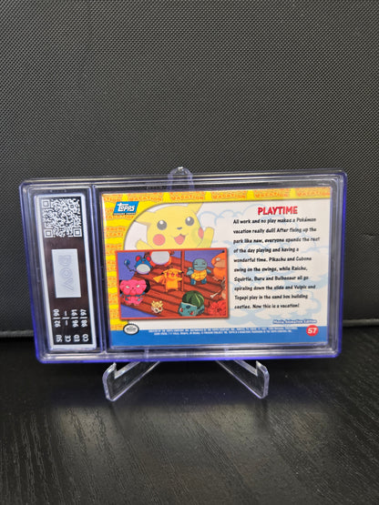 Pokémon Topps Pikachus Vacation Playtime 57 AOG9