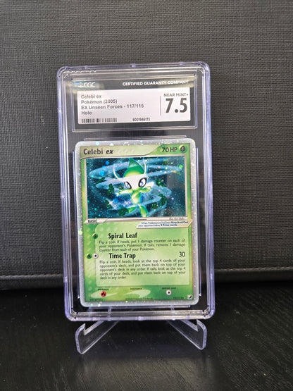 Pokémon Celebi ex UF117 CGC7.5