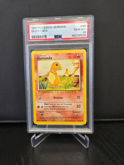 Pokémon Glumanda BS46 PSA10