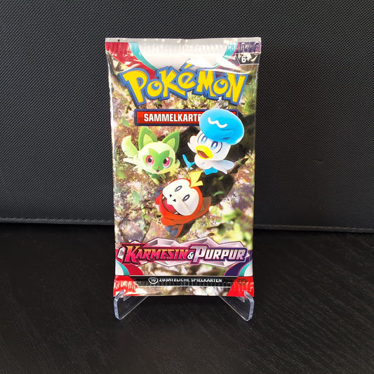 Pokémon Karmesin & Purpur Base Booster - 1 Stück
