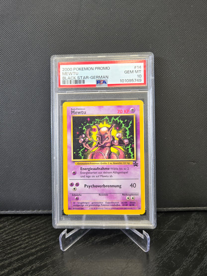 Pokémon Mewtu WP14 PSA10