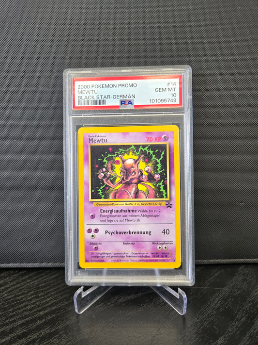 Pokémon Mewtu WP14 PSA10