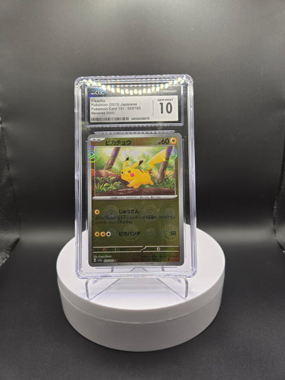 Pokémon Pikachu SV2a 025 CGC10