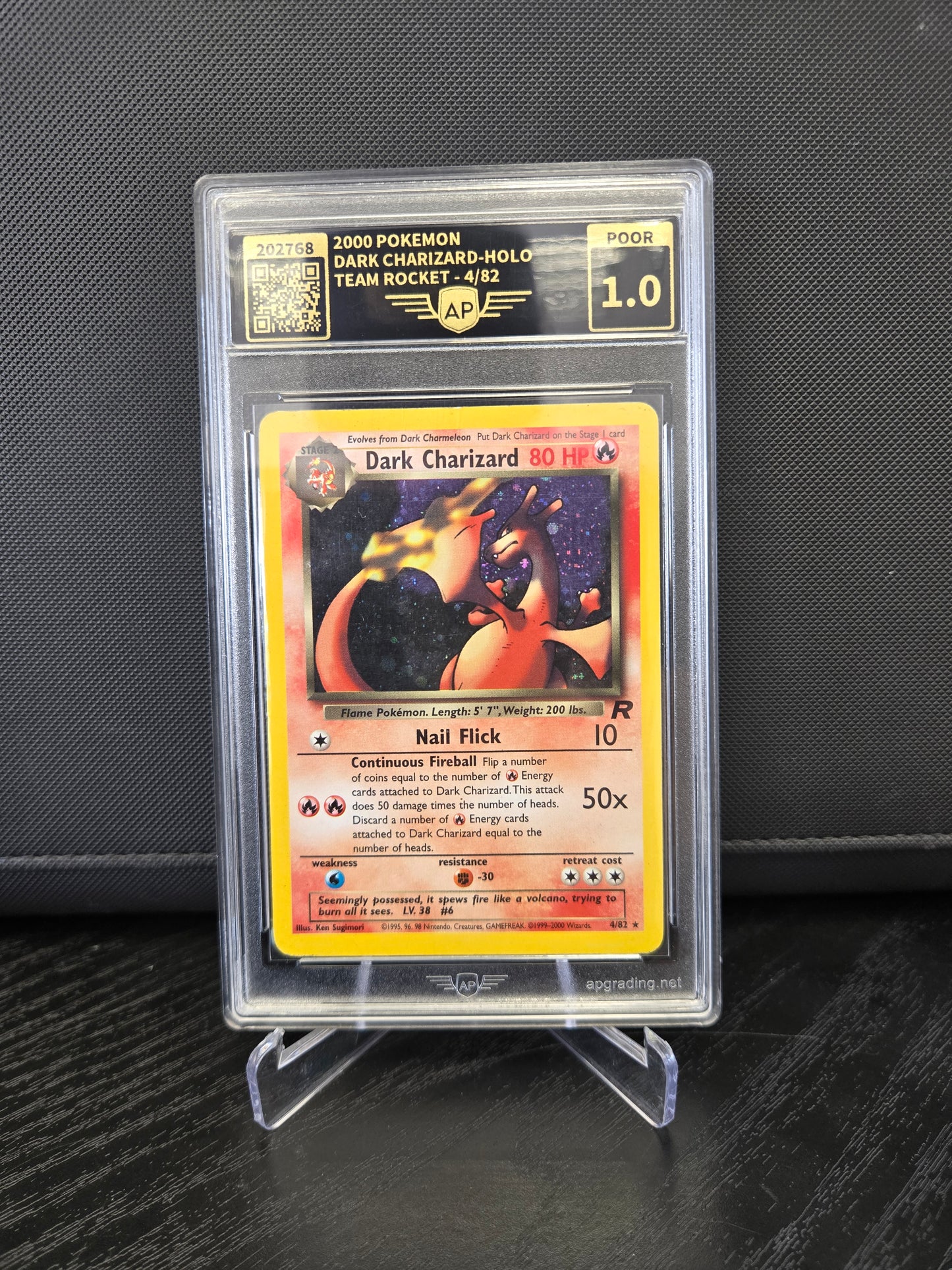 Pokémon Dark Charizard TR4 AP1.0